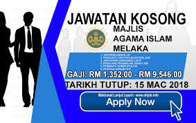 Jobs now available in melaka. Jawatan Kosong Majlis Agama Islam Melaka Maim 15 Mac 2018 Jawatan Kosong Kerajaan Swasta Terkini Malaysia 2021 2022