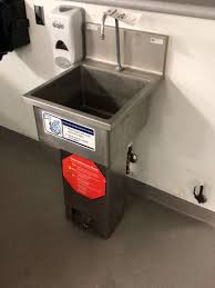 auction lot stainless steel sink with