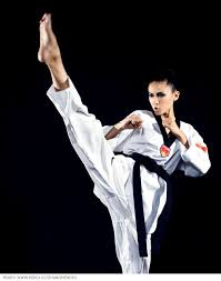 Pin By Paul On Awesome Female Martial Artists Women Karate Martial Arts Women