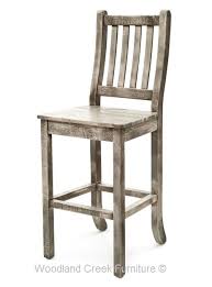 Rustic Bar Stools Reclaimed Wood Western Style Cabin Decor Rustic Bar Stools Bar Stools With Backs Bar Stools