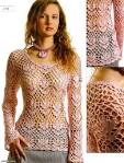 Agulhas Encantadas: Blusa Gisele em croch com vdeo aula