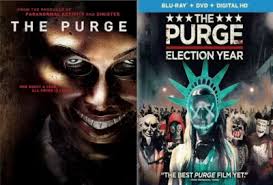 The Purge / The Purge: Election Year (Blu-ray) - 2 DVD Set Horror Blumhouse