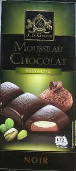Mousse Au Chocolat Noir Pistache J D Gross 182 5 G E