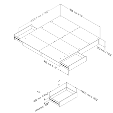Shop with confidence knowing your purchase is always covered. South Shore Soho Storage Platform Bed With 2 Drawers Multiple Sizes And Finishes Walmart Com Walmart Com