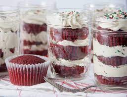 Red Velvet Cake In A Jar Recipe Mason Jar Desserts Mason Jar Cakes Dessert In A Jar