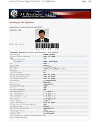 Form Ds 160 Blank 1 Blank Form Passport Information Form
