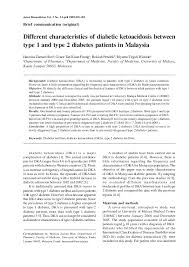A diploma from recognized institutions with a cgpa of. Pdf Different Characteristics Of Diabetic Ketoacidosis Between Type 1 And Type 2 Diabetes Patients In Malaysia Hasniza Zaman Huri Academia Edu