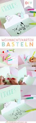 Diy Anleitung Pop Up Karte Basteln Zu Weihnachten Mit Kindern Weihnachten Feiern Werbung Basteln Weihnachten Basteln Mit Kindern Weihnachten Pop Up Karte Basteln