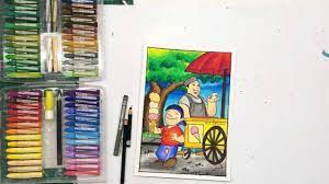 Kumpulan 20+ gambar pemandangan yang indah di indonesia. Cara Menggambar Dan Mewarnai Gradasi Dengan Crayon Titi Drawing And Coloring With Titi Crayon Youtube