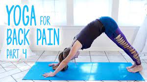 Join me for this 25 min practice that you can do on a mat or seated in a chair! Beginners Yoga For Back Pain 10 Minute Stretch Routine For Low Back Easy At Home Exercises Part 4 Youtube
