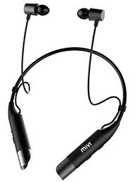Mivi Collar Wireless Bluetooth 5 0 Neckband Earphones With Mic Wireless Earphones Bluetooth Wireless Earphones Wireless Bluetooth
