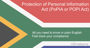 South africa's popi act, which became law on 11th april, 2014, requires organisations to adequately protect sensitive data or face large fines, civil law suits or even prison. Popi Act Summary In Plain Language Find Answers