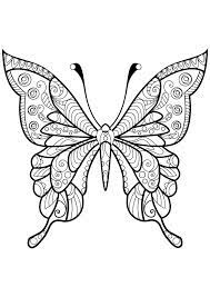 Butterflies coloring pages for kids. Pin On Adult Coloring Pages