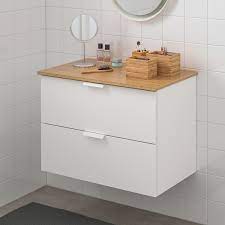 Inspired by the hamam towels used in turkish baths, this cotton. Godmorgon Tolken Wash Stand With 2 Drawers White Bamboo Ikea