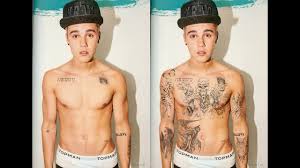 Justin Bieber With Tattoos Photoshop Time Lapse Youtube Here are just some of the tattoos the biebs has added to his body over the years, what the new one is, and what they all mean.