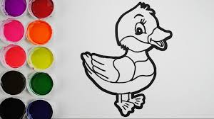 Dibujos Animados Para Colorear Pato