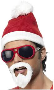 See more ideas about gangsta, flatbush zombies, vince staples. Gangsta Santa Accessory Costume Kit Beanie Hat Beard And Glasses Set 5020570313176 Ebay