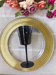 0.5 all sizes are approximate measurements: China Glass Charger Plate Decoration Plates Shining Gold Rim Clear Charger Plates China Charger Plates And Wedding Charger Plates Price