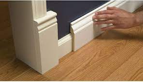 A Stroll Thru Life Thrifty Chic On A Budget Baseboard Styles Baseboards Baseboard Molding