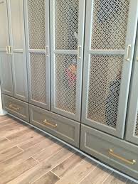 Coaster home furnishings metal mesh door accent cabinet, golden oak and gunmetal. Brass Grilles For Cabinets Cabinet Chasseur