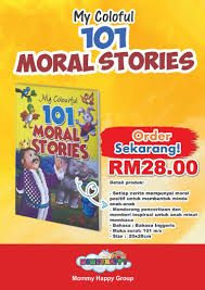 Cerita teladan pendek untuk kanak kanak. Bk117 Colourfull 101 Moral Stories Mommyhappy