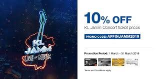 Welcome to fnbo first bankcard. Get Kl Jamm Concert Tickets Promotion With Affin Bank Cards Best Credit Co Malaysia
