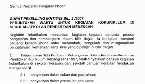 Aktiviti ini boleh dijalankan di di bawah ini merupakan softcopy buku panduan pengurusan kokurikulum bagi sekolah rendah dan mengenah. Surat Pekeliling Peruntukan Waktu Kokurikulum My School I School Math School