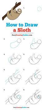 How To Draw A Sloth Really Easy Drawing Tutorial Drawing Tutorial Easy Drawing Tutorial Drawing Tutorials For Kids