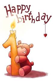 Birthday Greetings For Kids Boy Brown Teddy Bear Birthday Card Greetings Island 1st Birthday Cards Kids Birthday Cards Free Printable Birthday Cards
