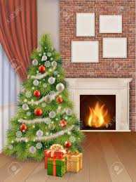 Theme parks, resorts, movies, tv programs, characters, games, videos, music, shopping, and more! Interior Of Living Room With Fir Tree Classic Fireplace And Royalty Free Cliparts Vectors And Stock Illustration Image 65518910