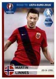 Galatasaray'dan ayrılan martin linnes, eski kulübü molde ile sözleşme imzaladı. Martin Linnes Norge Road To Euro 2016 Sticker 184