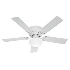 For rooms with high or vaulted ceilings, you can opt for downrod mounting. Hunter Fans 53075 Low Profile Iii Plus 52 Inchceiling Fan