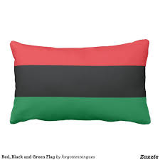 Black And Red Flag Meaning Red Black And Green Flag Lumbar Pillow Zazzle Com Red Black Green Flag Red Black And Green Flag Black And Red