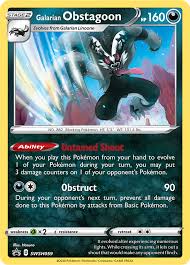Have you ever wanted to build and design your very own pokemon card? Pokemon Individual Cards Pokemon Card S4 119 100 Galar Obstagoon Ur Sword Shield Pokemon Trading Card Game Cards Merchandise