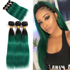 Black And Brown Ombre Bundles Malaysian Straight Hair 3 Bundles 1b Green Ombre Hair Bundles Non Remy Colored Human Hair Straight Extensions 10 26 Weft Extensions Wefts Hair Extensions From R Straight Hairstyles Malaysian Straight Hair Human Hair