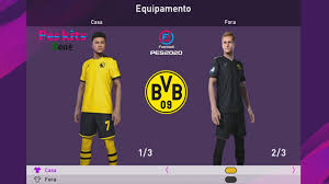 Dortmund have experimented with various change colours down the years, and the 90s saw them play around with vibrant blues. Borussia Dortmund Kits Pes 2020 Youtube