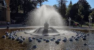Marianske Lazne Marienbad Singende Fontane Marienbad Singen Bad