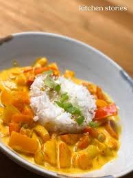 Gelbes Curry Mit Mango In 2020 Thai Curry Rezept Currypaste Rezept Rezepte