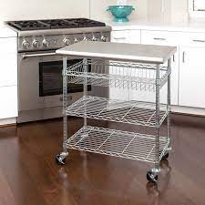 Stainless steel kitchen island trolley ukg pro. Seville Classics Stainless Steel Kitchen Cart Costco