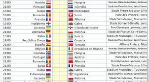 Todos ellos cuentan con licencia de la. Calendario Eurocopa 2016 Fixture En Excel Tecnologia