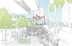 Gallery Of Winner Of Parramatta Square Design Competition Announced 6 Design Competitions Plaza Design Architecture Sketch