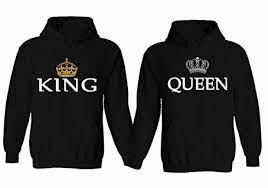 Matching king and queen hoodies. Matching King And Queen Hoodies Set