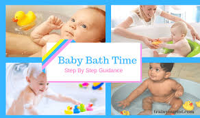 I've heard people may go for either besan flour or green gram flour or combined them together to bath their babies. Baby Bath Time Step By Step Guidance Train Your Tot
