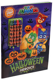 Pj masks ready to fight. Amazon Com Pj Masks Halloween Heroics Coloring Book With Covermount 9780794444143 Editors Of Studio Fun International Books