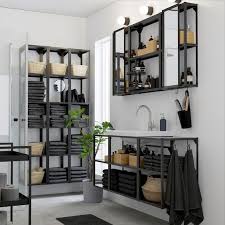 Enhet Tvallen Badevaerelseskombination 17 Dele Antracit Glypen Blandingsbatteri Ikea Ikea Ikea Bathroom Bathroom Interior