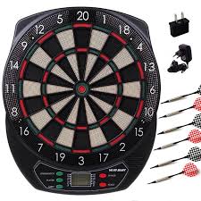 4 Winmax Electronic Soft Tip Dartboard With Power Adaptor Free 6 Darts And Set Lcd Display Electronic Dart Board Dart Board Best Electronic Dart Board