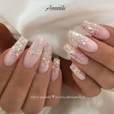 60 Trendy Glitter Coffin Nail Designs Ombre Nails Glitter Coffin Nails Long Coffin Nails Ombre