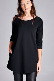 Classic Black Tunic With Pockets Black Tunic Dress Tunic Dresses Outfit Clothes