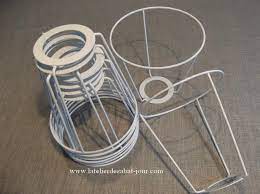 Carcasse abat jour fabriquer un abat jour abat jour papier abat jour en tissu abat jour lampe projets de bricolage et loisirs créatifs comment changer le tissu d'un abat jour. Carcasse Abat Jour Tete Ronde En V Atelier Des Abat Jour