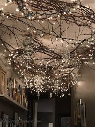 Holiday Ceiling Christmas Lights Decorated Ceiling Command Hooks Ch Christmas Ceiling Decorations Hanging Christmas Lights Decorating With Christmas Lights